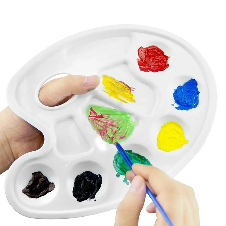 10 gut Plastikfarbenpalette