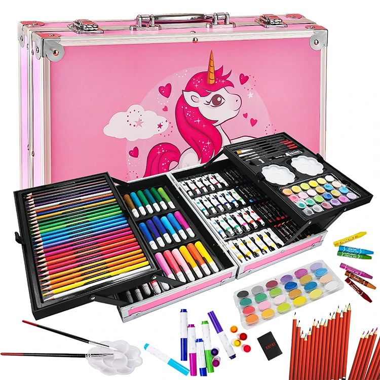 Aluminiumbox -Kunstset für Kinder