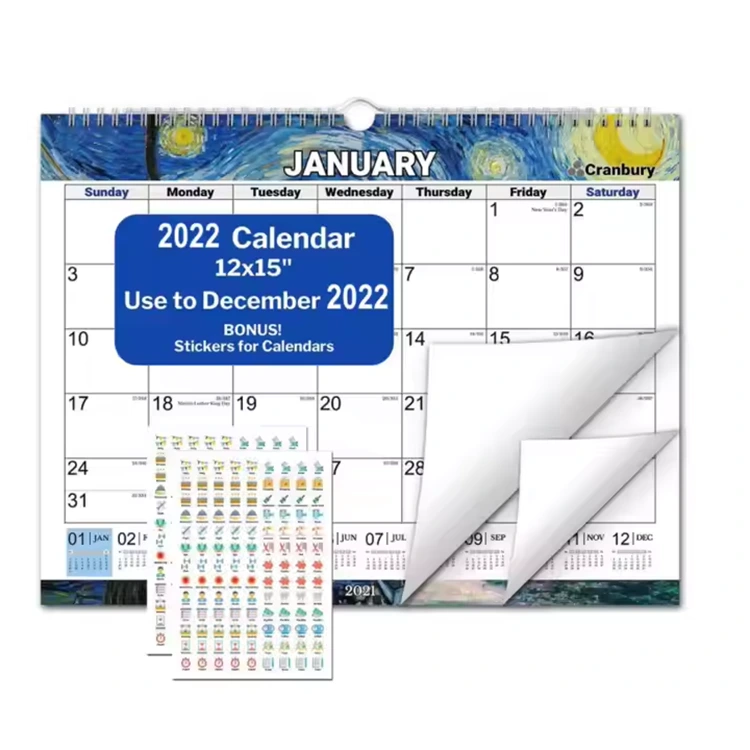 Einfacher Tränenwandkalender
