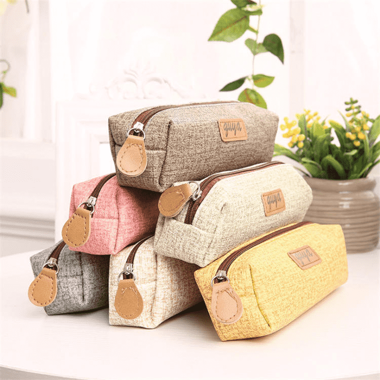 Bleistiftbeutel aus Kunstleder