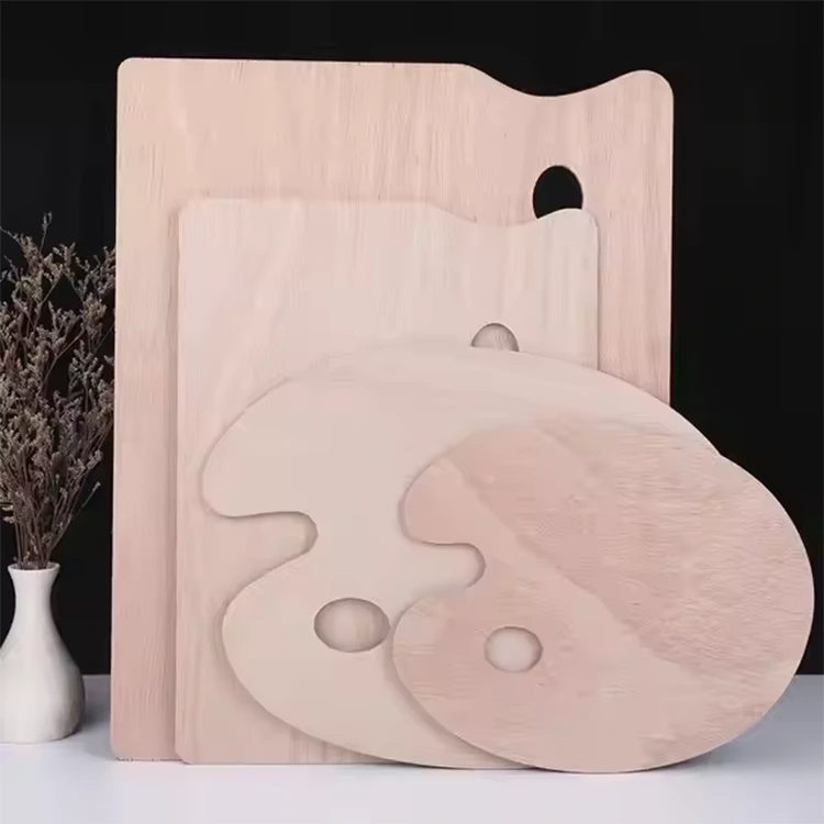 Holzfarbenpalette